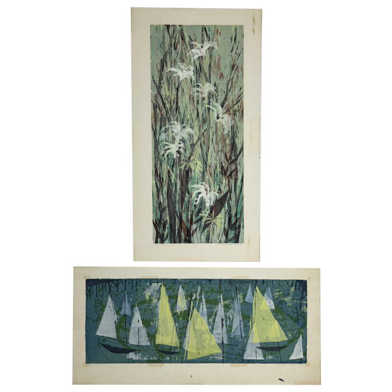 Mary Asher Trautmann - Wild Iris / The Yacht Basin, 2 Editions