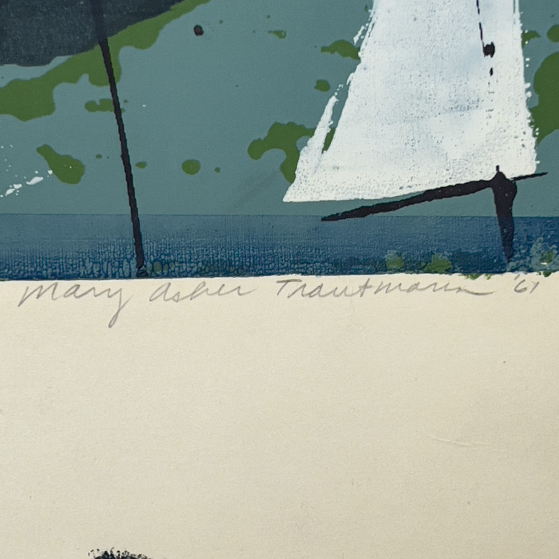 Mary Asher Trautmann - Wild Iris / The Yacht Basin, 2 Editions