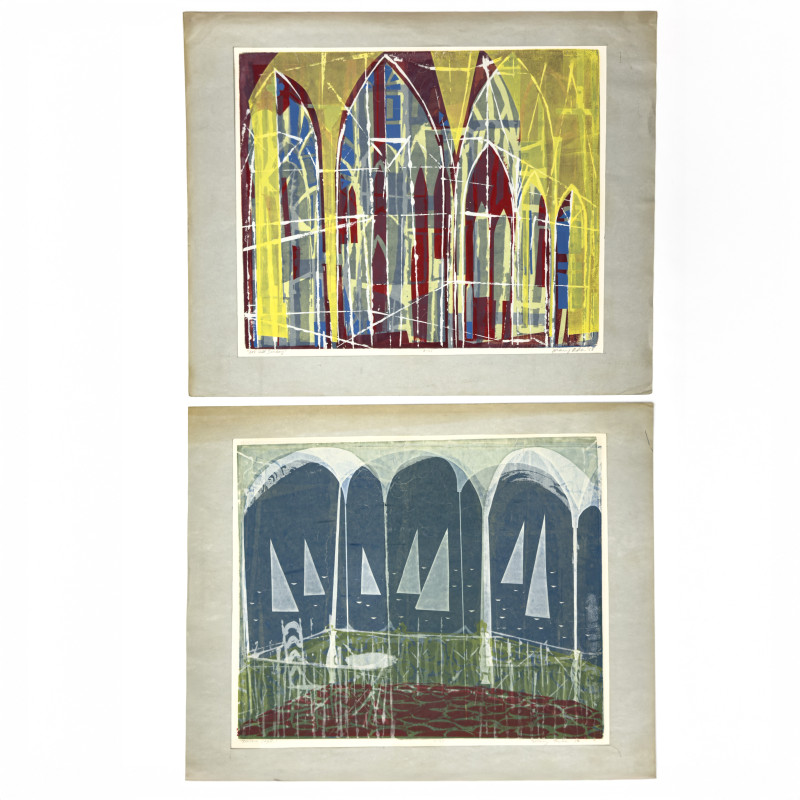 Mary Asher Trautmann - Terrace Cafe / Nob Hill Sunday, 2 Editions