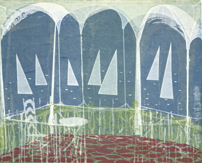 Mary Asher Trautmann - Terrace Cafe / Nob Hill Sunday, 2 Editions