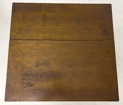 Empire Mahogany Card Table and Side Table