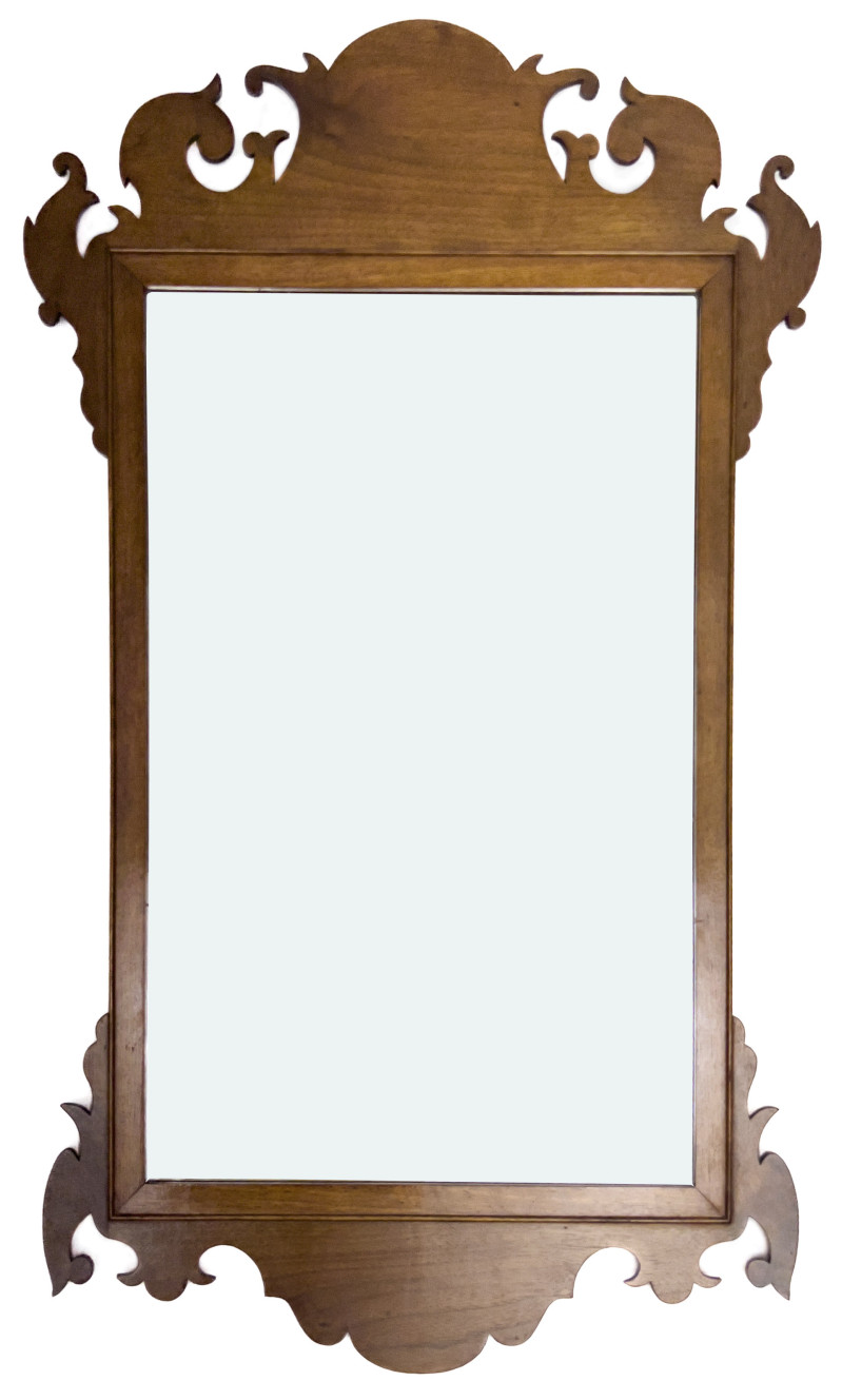 Two Chippendale Style Mahogany Mirrors