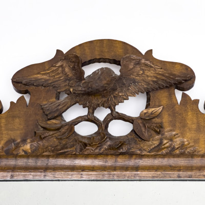 Two Chippendale Style Mahogany Mirrors