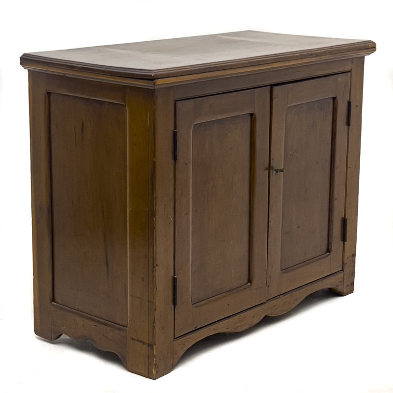 American Country Walnut Cabinet