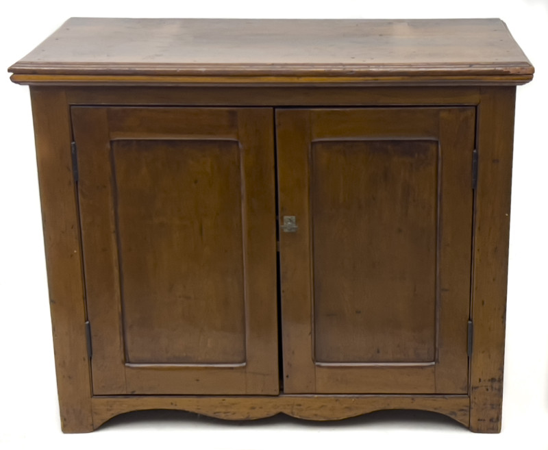 American Country Walnut Cabinet