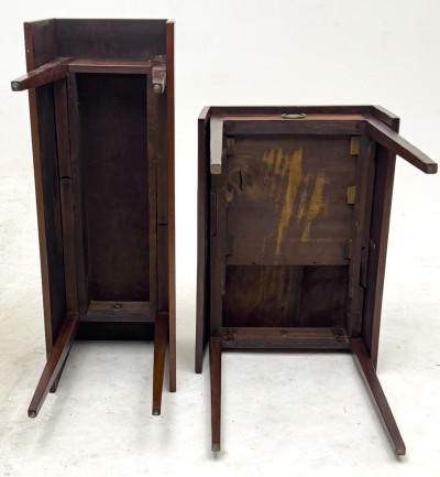 Two American Wood Drop Leaf Tables