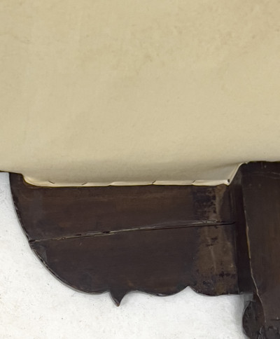 Carved Mahogany Empire Sofa