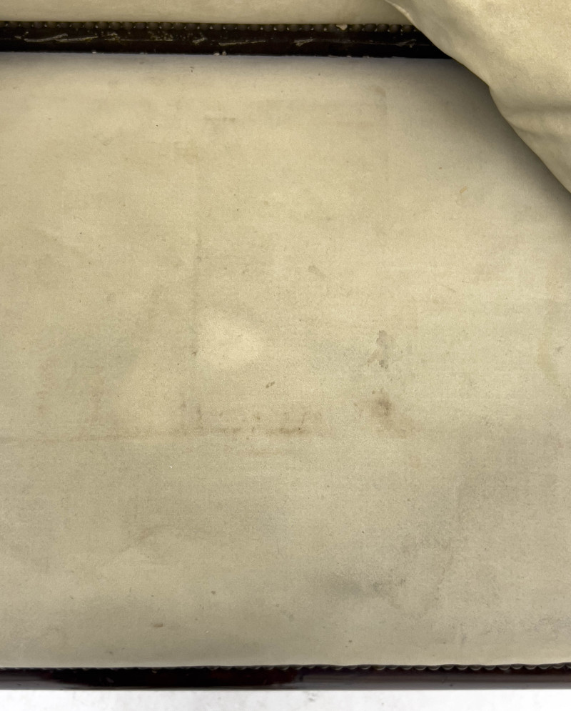 Carved Mahogany Empire Sofa