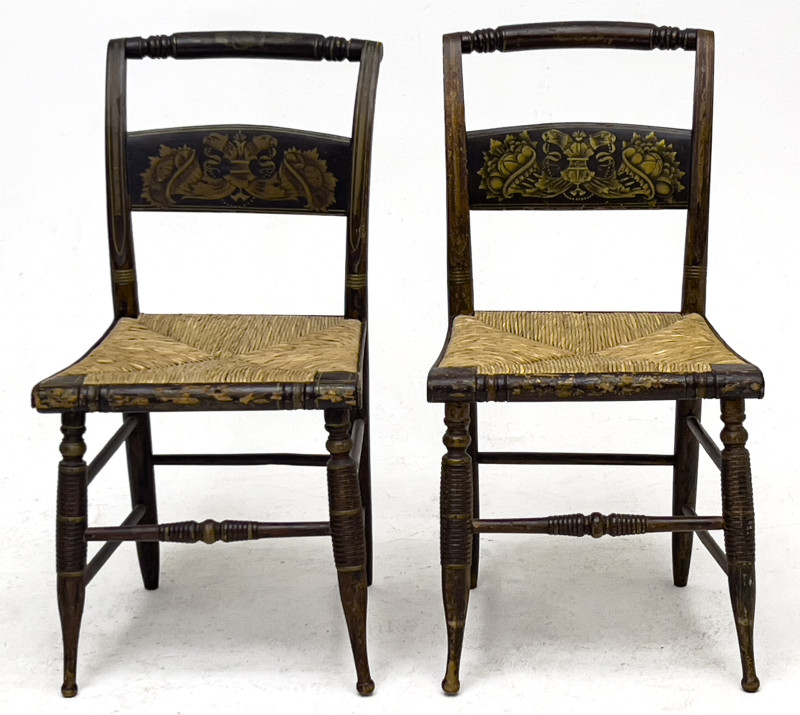 Hitchcock Side Chairs, Group of 5