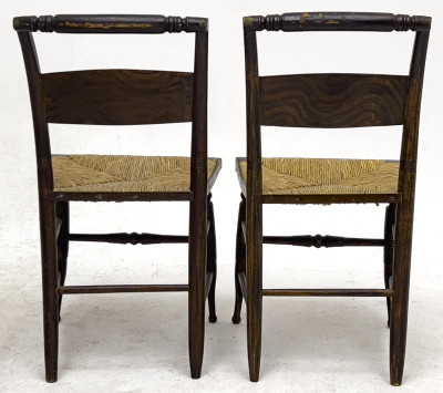 Hitchcock Side Chairs, Group of 5