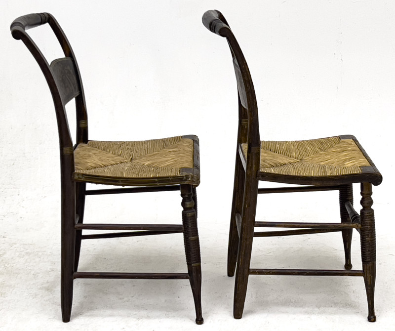 Hitchcock Side Chairs, Group of 5