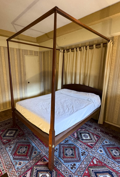 Irion  - Four Post Full Sized Bed Frame