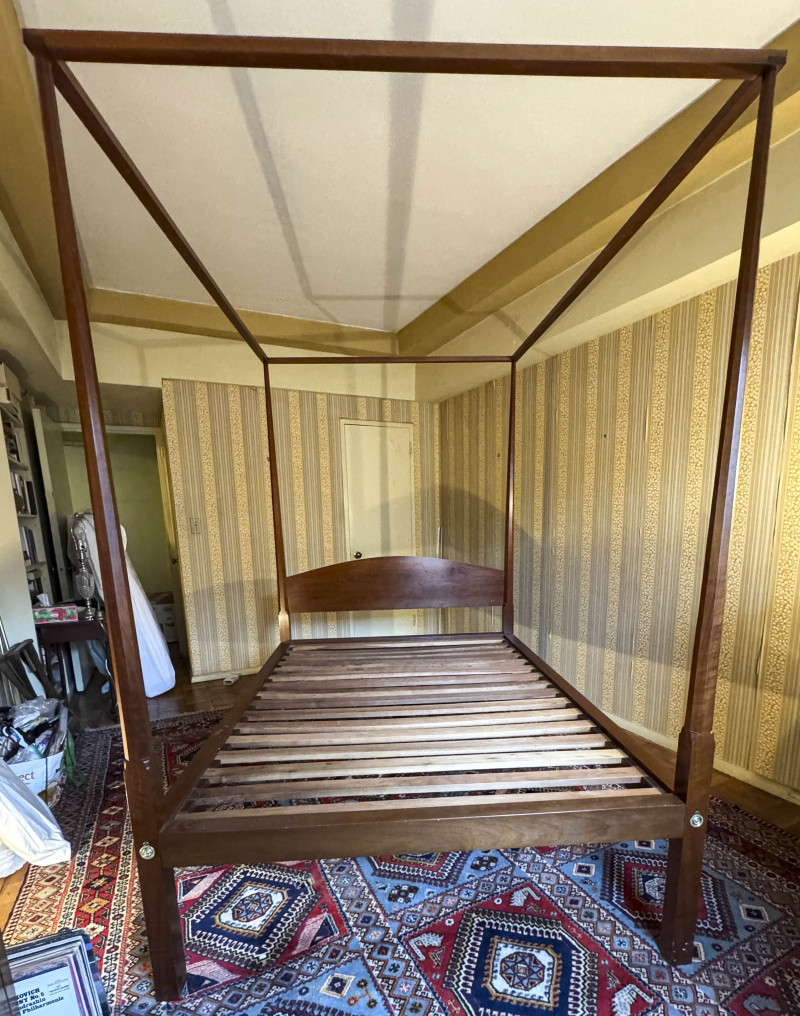 Irion  - Four Post Full Sized Bed Frame