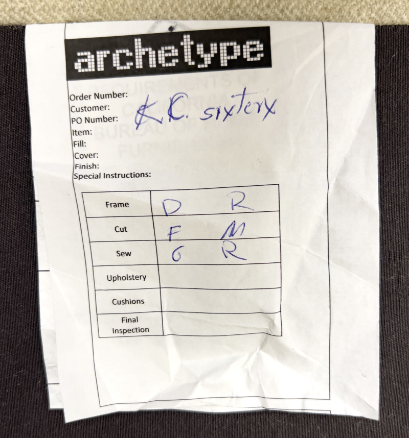 Calvin Klein - Sofa and Ottoman