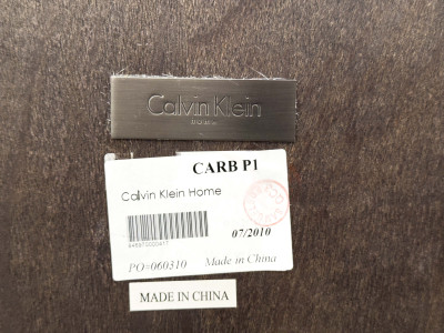 Calvin Klein - Full Length Mirror with Walnut Base