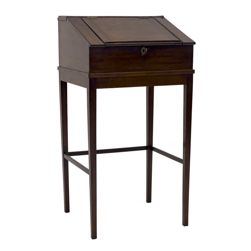 Tall Mahogany Writing Desk
