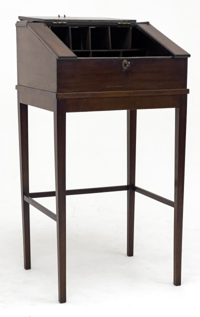 Tall Mahogany Writing Desk