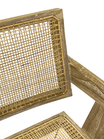 Pierre Jeanneret Style Dining Chairs, Group of 6