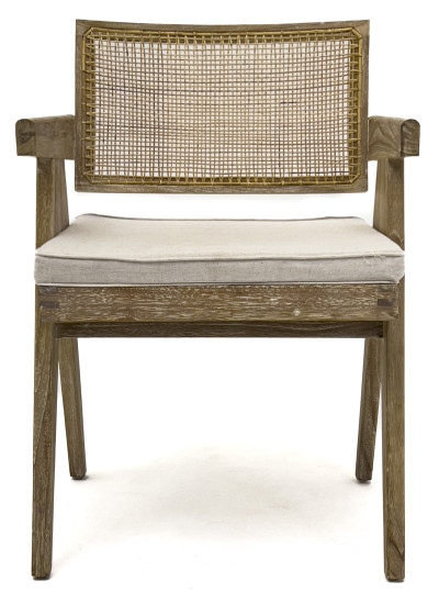 Pierre Jeanneret Style Dining Chairs, Group of 6