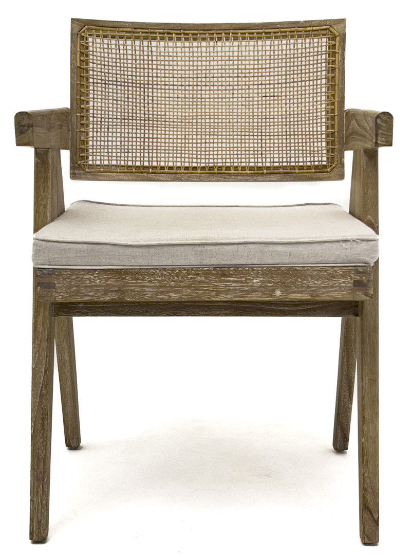 Pierre Jeanneret Style Dining Chairs, Group of 6