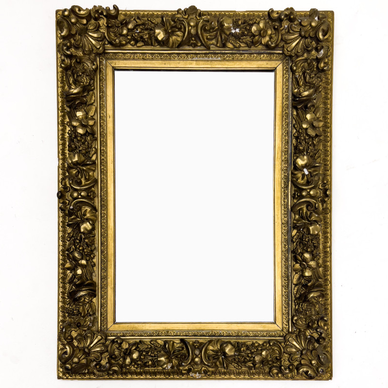 High Relief Gilt Wall Mirror