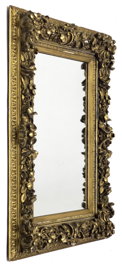 High Relief Gilt Wall Mirror
