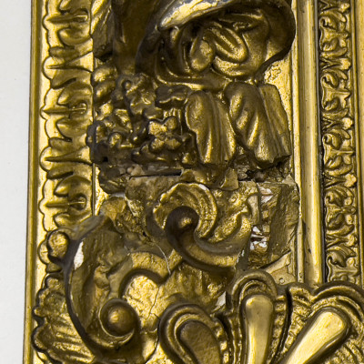 High Relief Gilt Wall Mirror