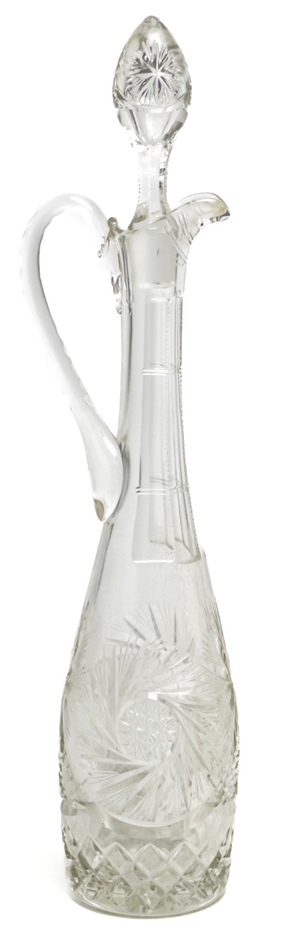 Bohemian Cut Glass Drinkware, Group of 12