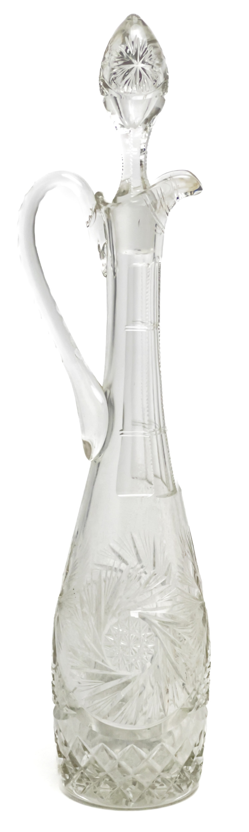 Bohemian Cut Glass Drinkware, Group of 12