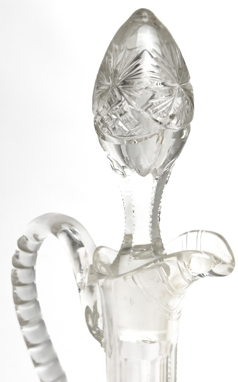 Bohemian Cut Glass Drinkware, Group of 12