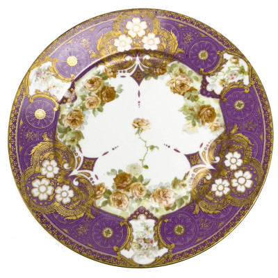 Jean Pouyat - Limoges Luncheon Plates, Group of 12