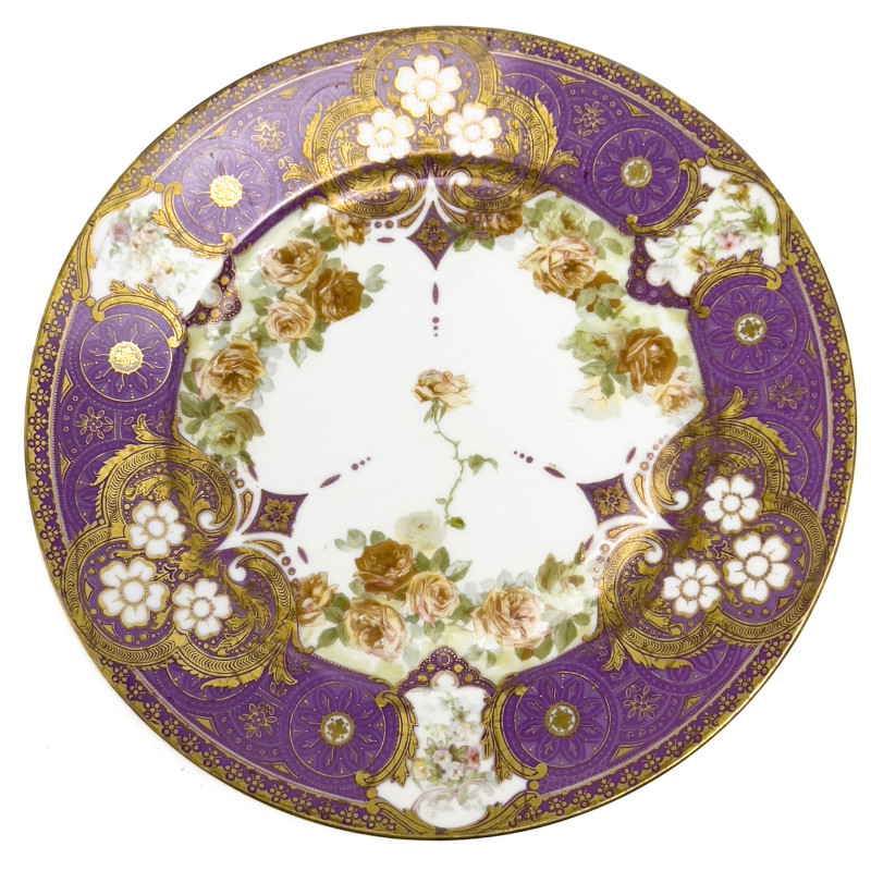 Jean Pouyat - Limoges Luncheon Plates, Group of 12