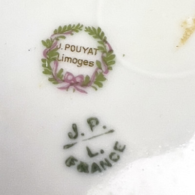 Jean Pouyat - Limoges Luncheon Plates, Group of 12