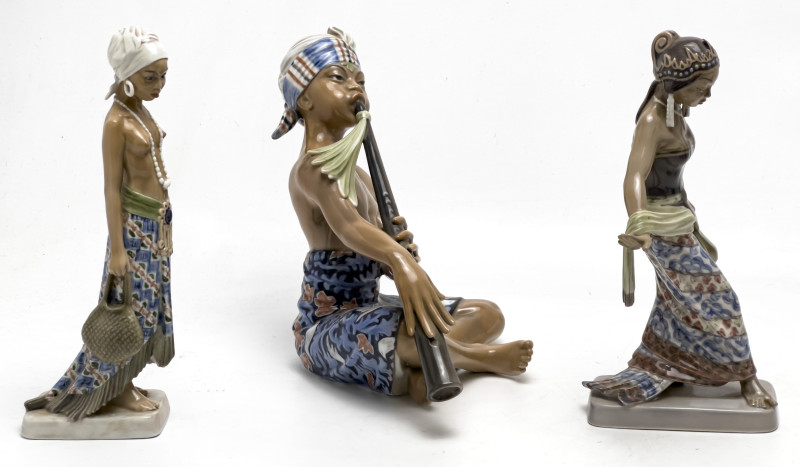 Dahl-Jensen Porcelain - Porcelain Figurines, Group of 6