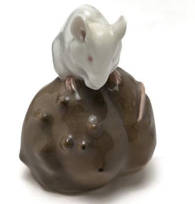 Royal Copenhagen - Porcelain Figurines and Vase, Group of 6