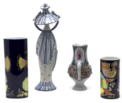 Bjørn Wiinblad - Vases and Figurines, Group of 4