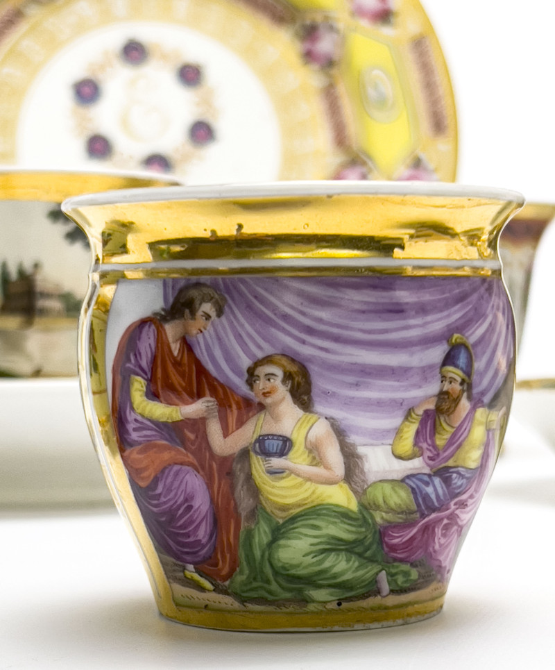 Mostly 19th Century European Porcelain, Group of 21