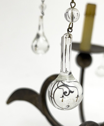 Eight-Light Chandelier