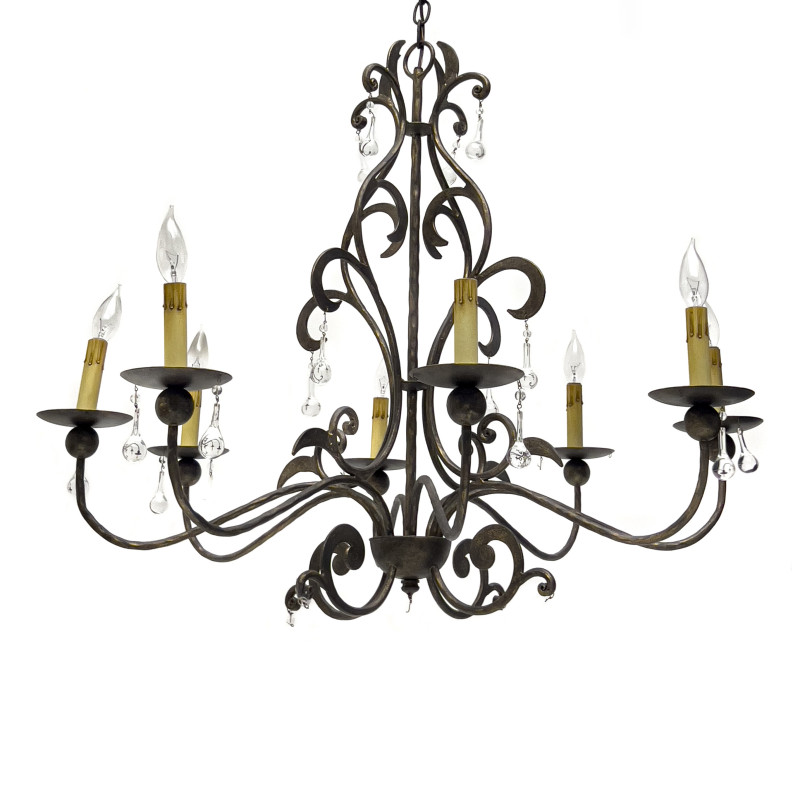 Eight-Light Chandelier