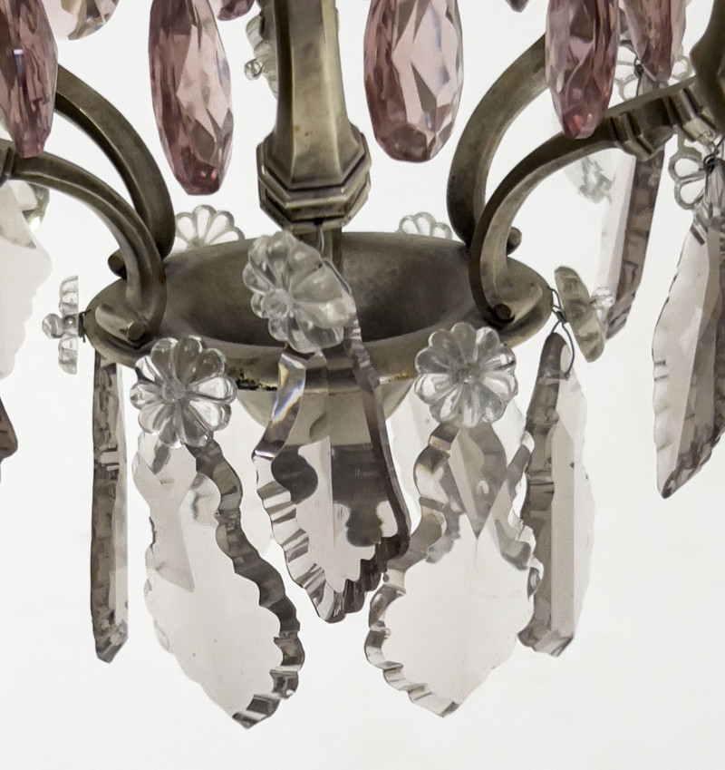 French Rococo Style Six Light Chandelier