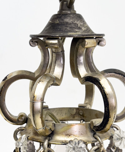 French Rococo Style Six Light Chandelier