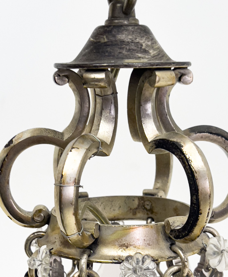 French Rococo Style Six Light Chandelier