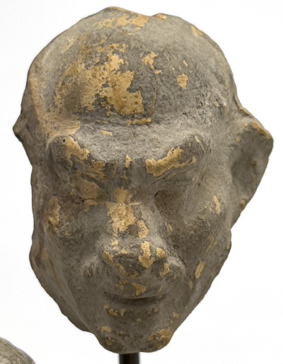 Collection of Eight Ancient Romano-Egyptian Mounted Heads