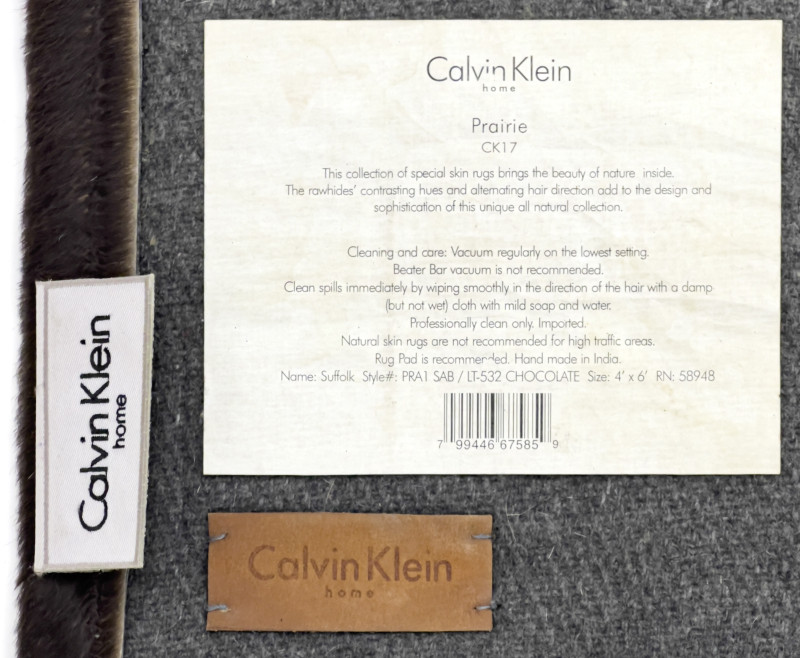 Calvin Klein - Cowhide Prairie Rug