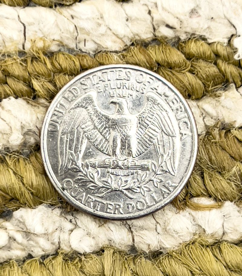 Textured Striped Tan Area Rug