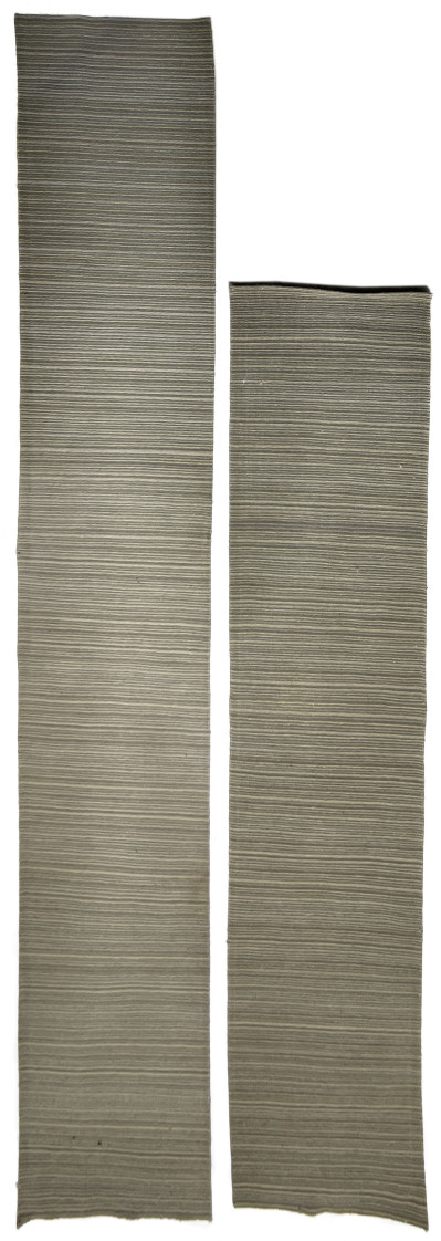 Textured Gray Runners, Style of Edward Fields