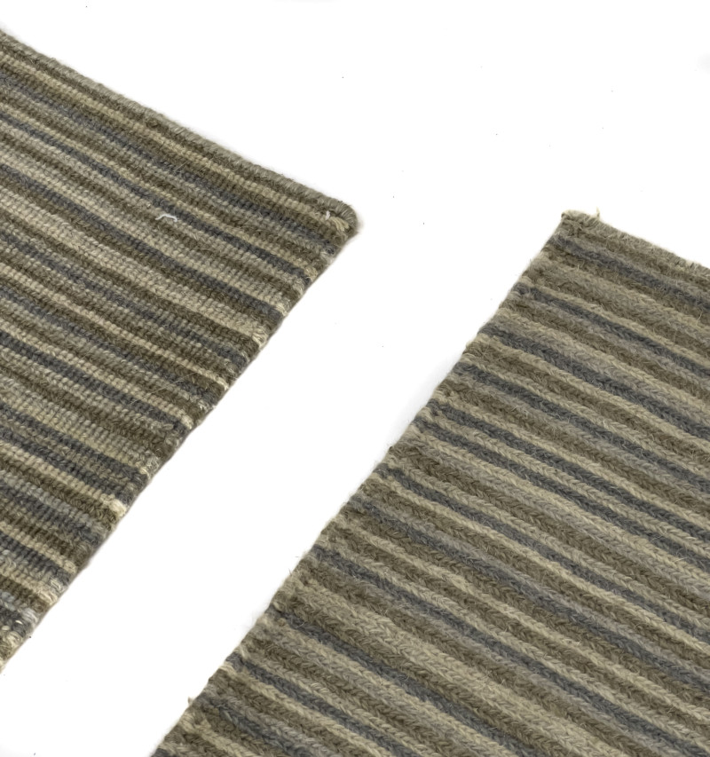 Textured Gray Runners, Style of Edward Fields