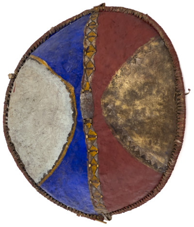 African Lozenge-Shaped War Shields, Group of 2
