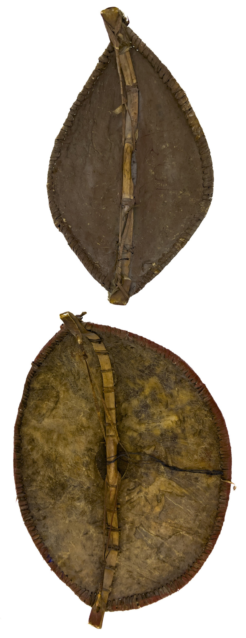 African Lozenge-Shaped War Shields, Group of 2