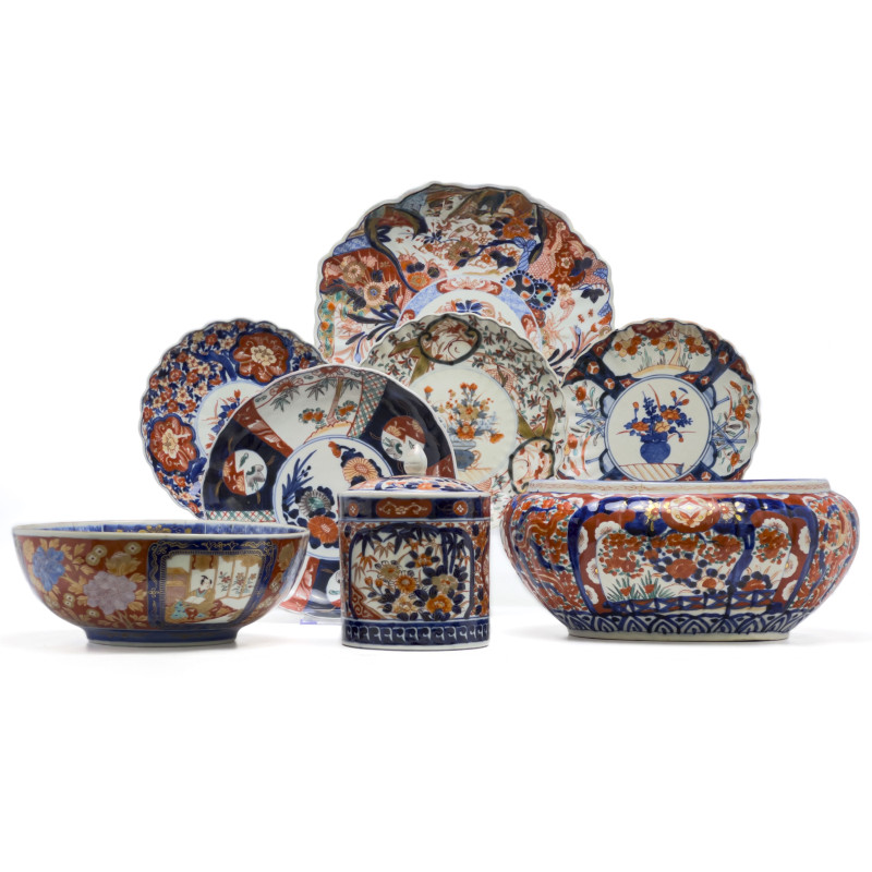 Imari Porcelain, Group of 8
